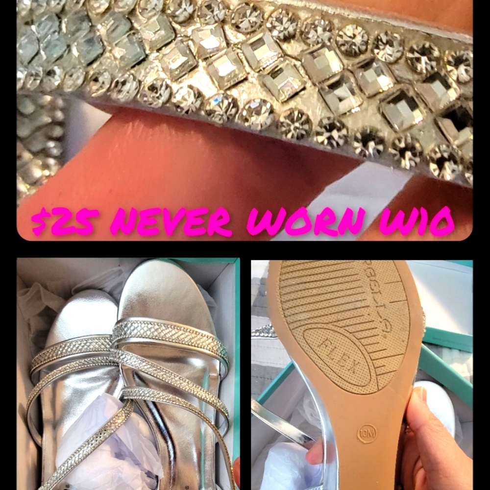 Dress shoes size 10 with heel